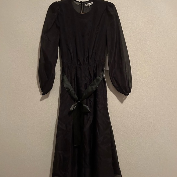 NWT Reformation Meesha Dress in Black - Picture 4 of 8